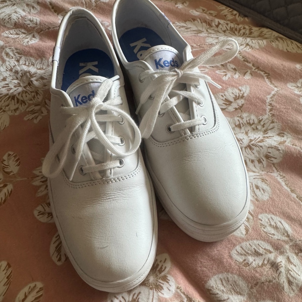 Keds The Platform Leather Lace Up